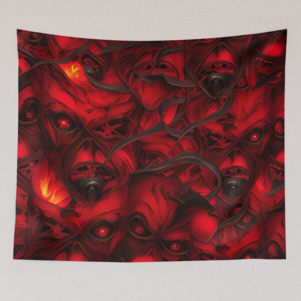 Item preview, Demon zombie masks designed and sold by Glenbobagins.