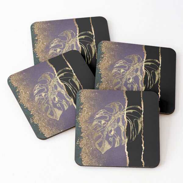 Item preview, Golden Leaf, Abstract Background designed and sold by WhiteSoftPetals.