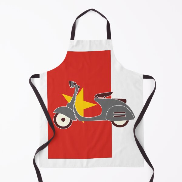 Item preview, Scooter on Vietnam Flag designed and sold by AceHamster.