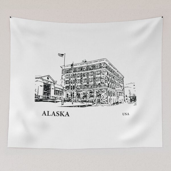 Item preview, Alaska State USA designed and sold by Lakeric Cityscapes.