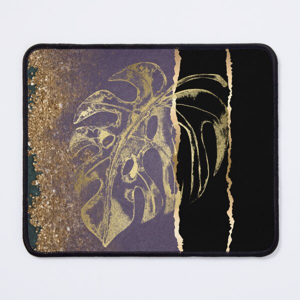 Item preview, Golden Leaf, Abstract Background designed and sold by WhiteSoftPetals.