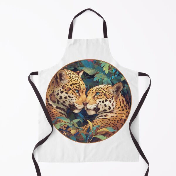 Item preview, Jaguar in Love // Aesthetic Jaguar // Cool Animal // Cyber Animal // Future Animal Art // Animal Warrior // Animal Cute Art // Gaming Aesthetic stickers designed and sold by SMARTKIT  DESIGNAGENCY.