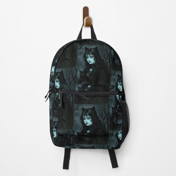 Item preview, Gothic Vampiress and Black Cat designed and sold by TheDarkWardrobe.