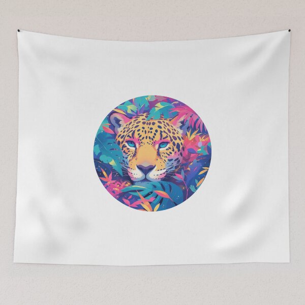 Item preview, Jaguar in Love // Aesthetic Jaguar // Cool Animal // Cyber Animal // Future Animal Art // Animal Warrior // Animal Cute Art // Gaming Aesthetic stickers designed and sold by SMARTKIT  DESIGNAGENCY.
