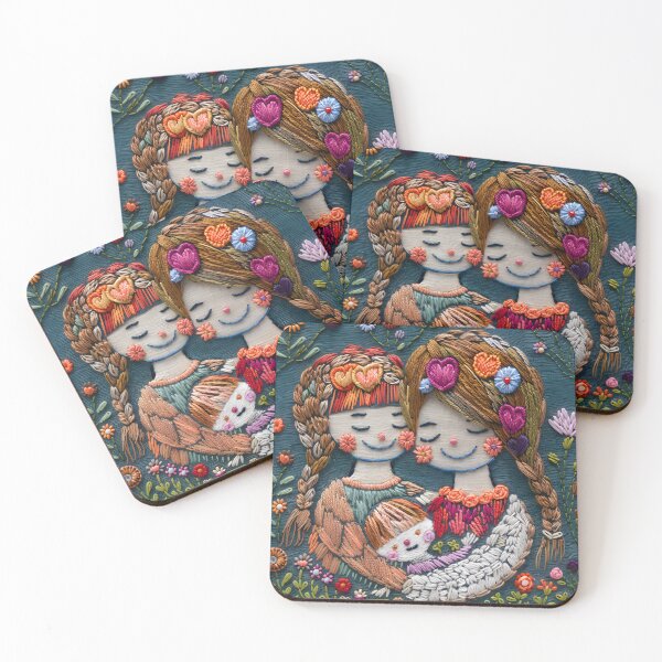 Item preview, Mother and daughter Cartoon characters | kawaii cartoon | cartoon cute pic | cartoon anime designed and sold by formform.
