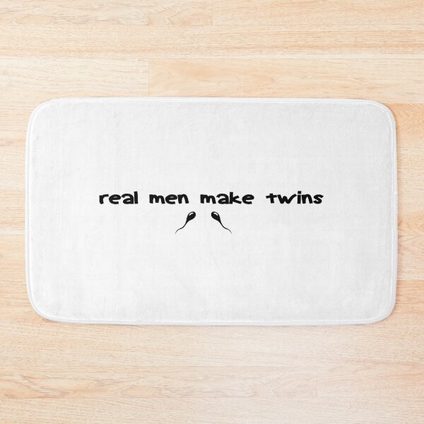 Item preview, Real Men Make Twins father of twins funny pregnancy reveal designed and sold by BHMARTS.