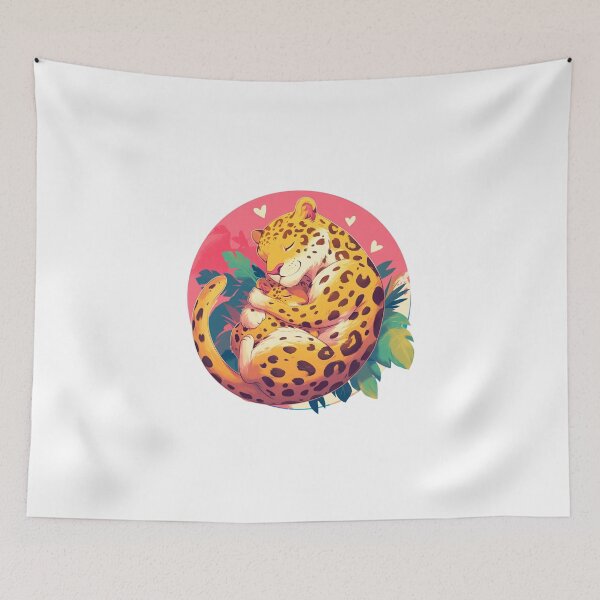 Item preview, Jaguar in Love // Aesthetic Jaguar // Cool Animal // Cyber Animal // Future Animal Art // Animal Warrior // Animal Cute Art // Gaming Aesthetic stickers designed and sold by SMARTKIT  DESIGNAGENCY.