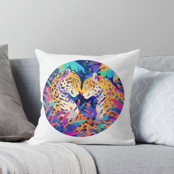 Item preview, Jaguar in Love // Aesthetic Jaguar // Cool Animal // Cyber Animal // Future Animal Art // Animal Warrior // Animal Cute Art // Gaming Aesthetic stickers designed and sold by SMARTKIT  DESIGNAGENCY.
