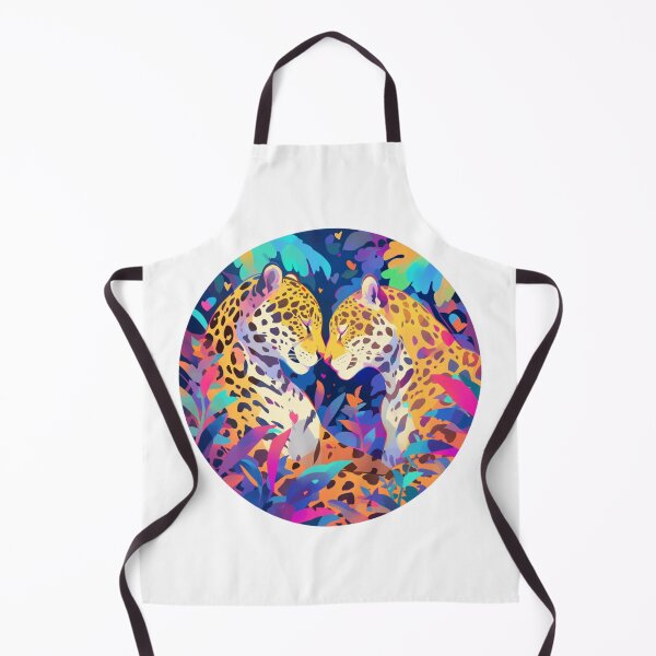 Item preview, Jaguar in Love // Aesthetic Jaguar // Cool Animal // Cyber Animal // Future Animal Art // Animal Warrior // Animal Cute Art // Gaming Aesthetic stickers designed and sold by SMARTKIT  DESIGNAGENCY.