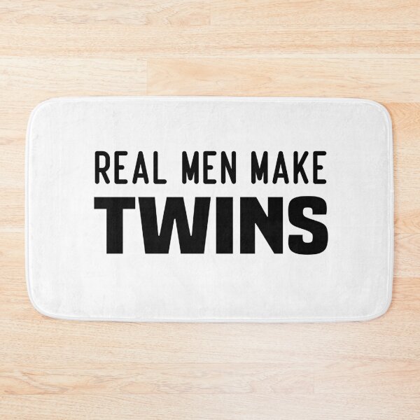Item preview, Real Men Make Twins father of twins funny pregnancy reveal designed and sold by BHMARTS.