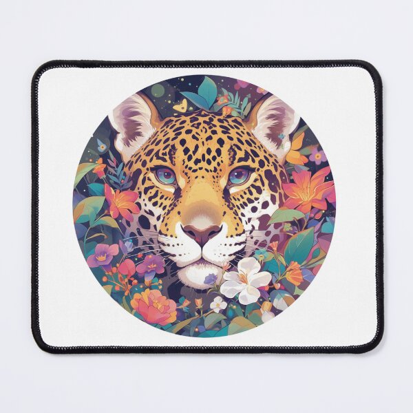 Item preview, Jaguar in Love // Aesthetic Jaguar // Cool Animal // Cyber Animal // Future Animal Art // Animal Warrior // Animal Cute Art // Gaming Aesthetic stickers designed and sold by SMARTKIT DESIGNAGENCY.