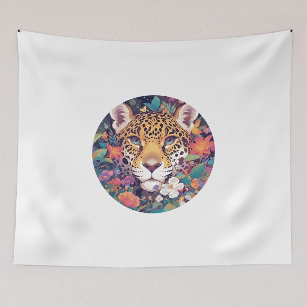 Item preview, Jaguar in Love // Aesthetic Jaguar // Cool Animal // Cyber Animal // Future Animal Art // Animal Warrior // Animal Cute Art // Gaming Aesthetic stickers designed and sold by SMARTKIT  DESIGNAGENCY.