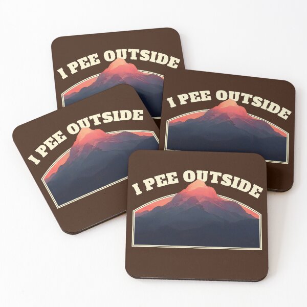 Item preview, I Pee Outside - Vintage Retro Funny Camping Slogan Hiking Outdoors Sayings Ver19 designed and sold by thecatcouch.
