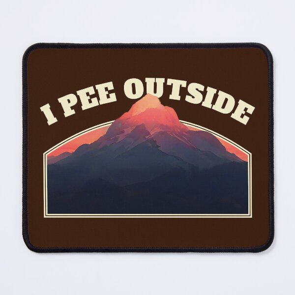 Item preview, I Pee Outside - Vintage Retro Funny Camping Slogan Hiking Outdoors Sayings Ver19 designed and sold by thecatcouch.
