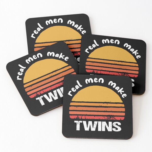 Item preview, Real Men Make Twins father of twins funny pregnancy reveal designed and sold by BHMARTS.
