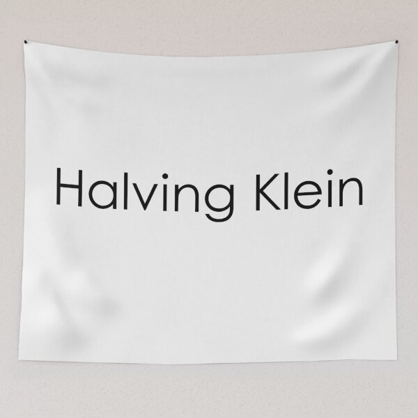 Item preview, Halving Klein white designed and sold by Bitcoinomnis.