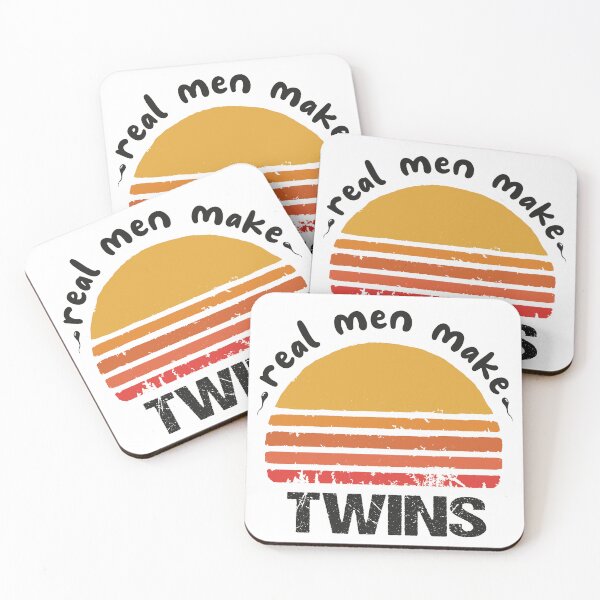 Item preview, Real Men Make Twins father of twins funny pregnancy reveal designed and sold by BHMARTS.