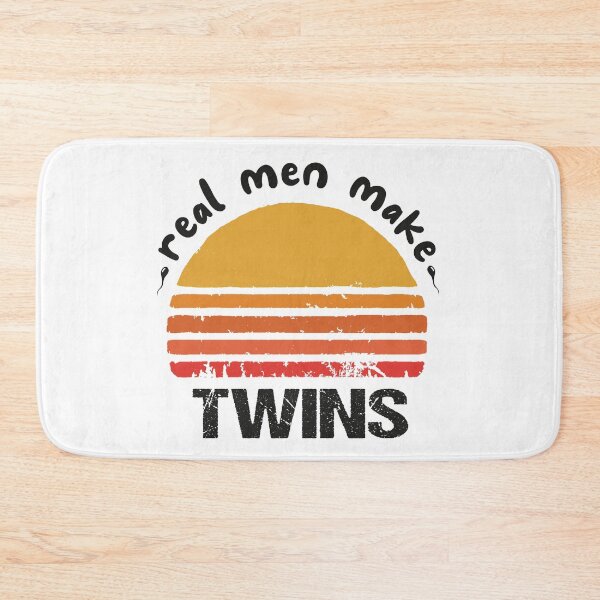 Item preview, Real Men Make Twins father of twins funny pregnancy reveal designed and sold by BHMARTS.