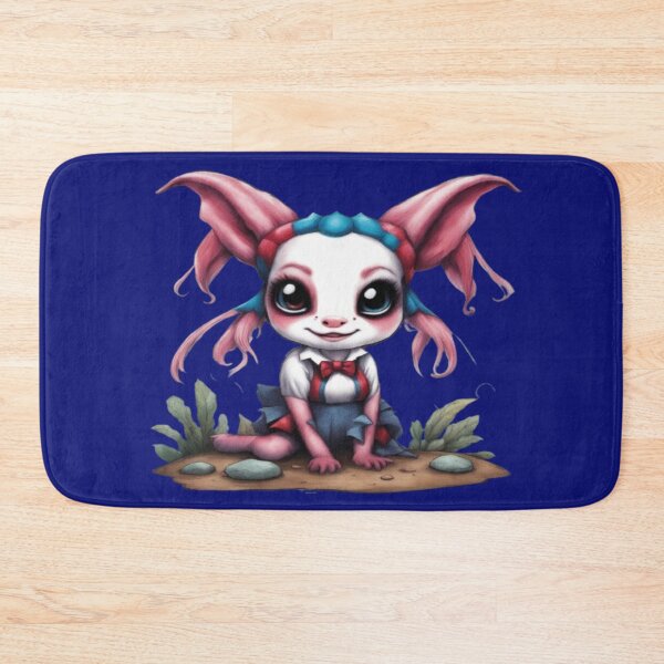Item preview, Harley The Axolotl, Product Colour: Navy Blue  designed and sold by Midnight Veil Designs.