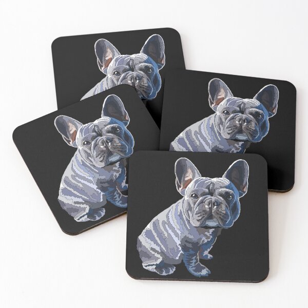 Item preview, Sitting Blue Frenchie Dog designed and sold by Just-Arts-4U.