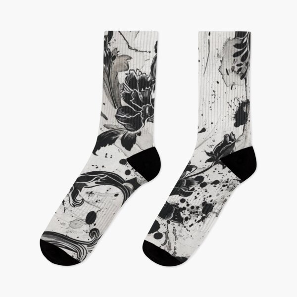 Item preview, Black Blossom Symphony, Dark Floral Delight, Obsidian Floral Array Gift, Tee designed and sold by Terry-Salsa.