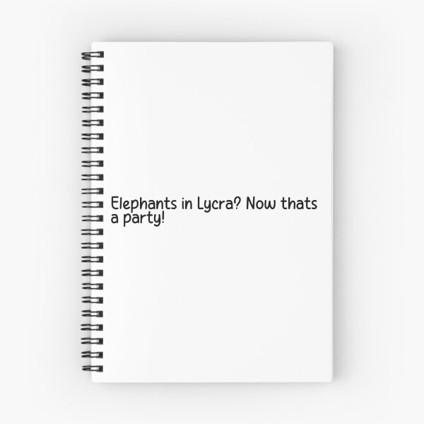 Item preview, Elephants in Lycra? Now thats a party! designed and sold by onicaras.