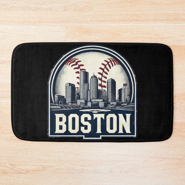 Item preview, Vintage Boston Baseball Cityscape designed and sold by TomFrontierArt.