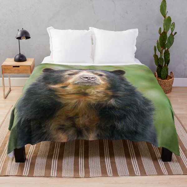 Item preview, Graceful Andean Bear in Lush Habitat designed and sold by rawshutterbug.