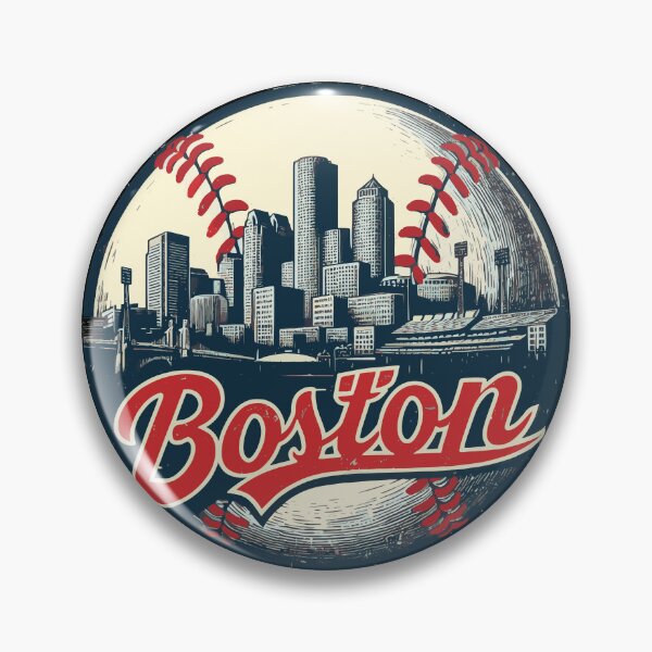 Item preview, Boston Baseball Field Cityscape Vintage designed and sold by TomFrontierArt.