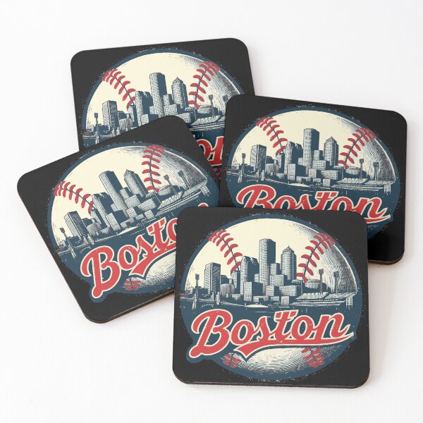 Item preview, Boston Baseball Field Cityscape Vintage designed and sold by TomFrontierArt.