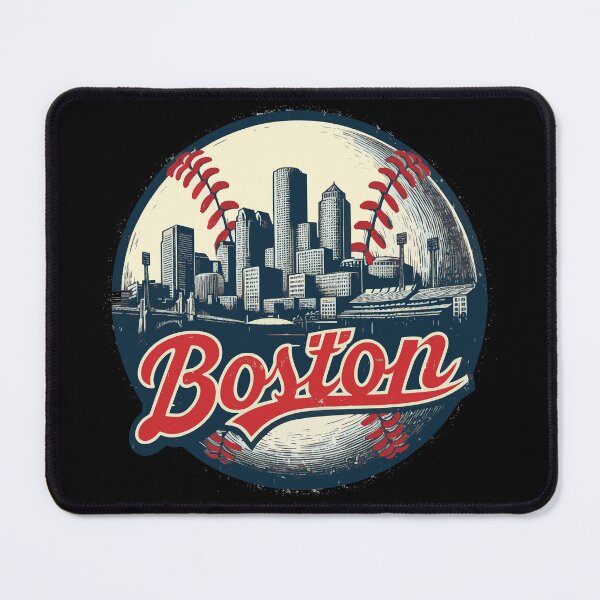Item preview, Boston Baseball Field Cityscape Vintage designed and sold by TomFrontierArt.