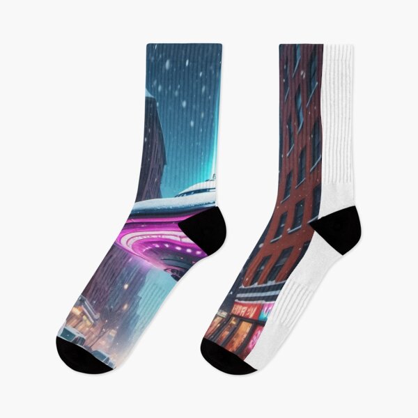 Item preview, Frosty Aurora Encounter - Aliens and Ufo designed and sold by eXtraHumans.