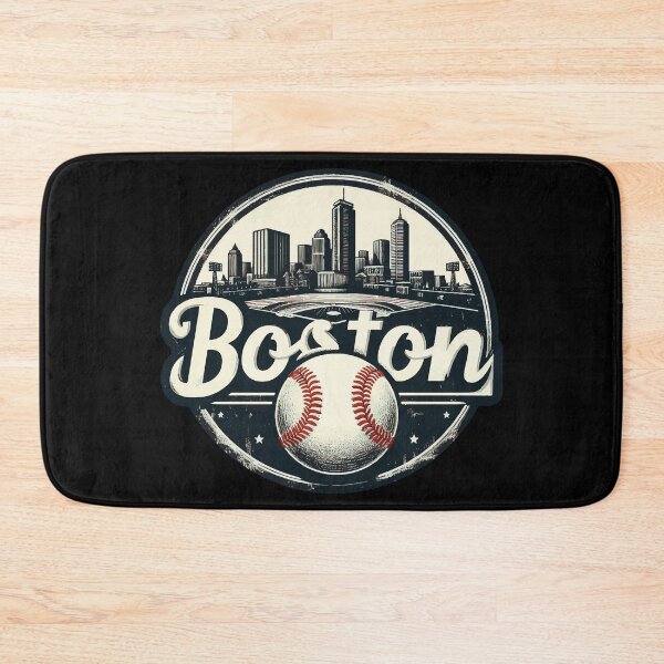 Item preview, Boston Baseball Field Cityscape Retro Vintage designed and sold by TomFrontierArt.