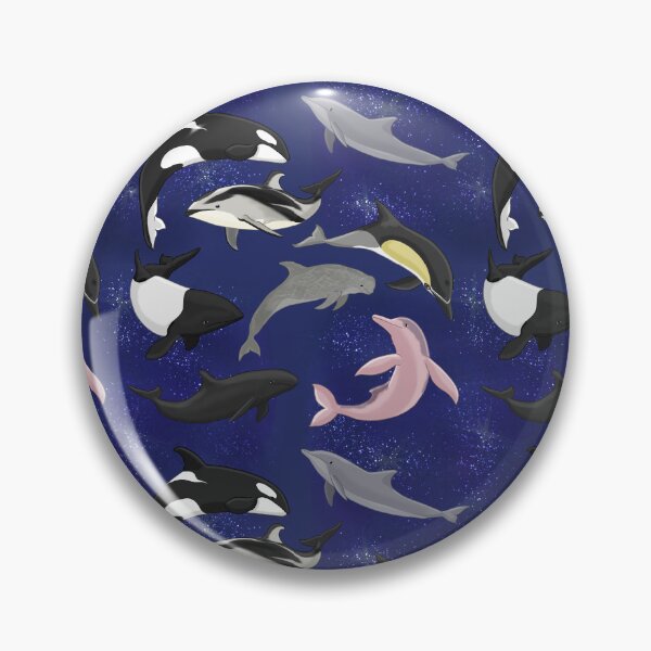 Item preview,  Dolphins galaxy pattern designed and sold by Artsydragongal.