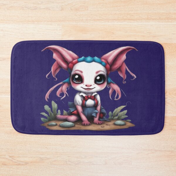Item preview, Harley The Axolotl, Product Colour: Indigo  designed and sold by Midnight Veil Designs.