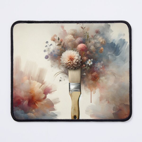 Item preview, Surreal Flower Bouquet On Paintbrush designed and sold by Maria Dryfhout.