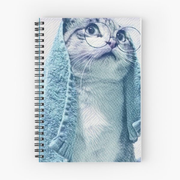 Artikelvorschau, Hipster Katze entworfen und verkauft von RachelLoveCraft.