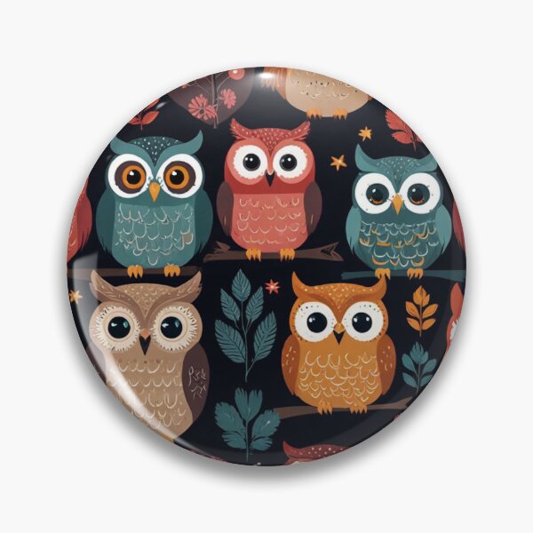 Item preview, Owl minimalist pattern for printing designed and sold by Artkitokri.