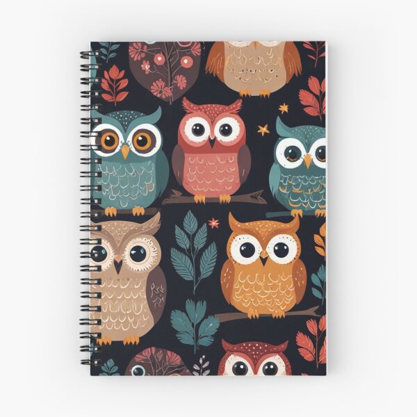 Item preview, Owl minimalist pattern for printing designed and sold by Artkitokri.