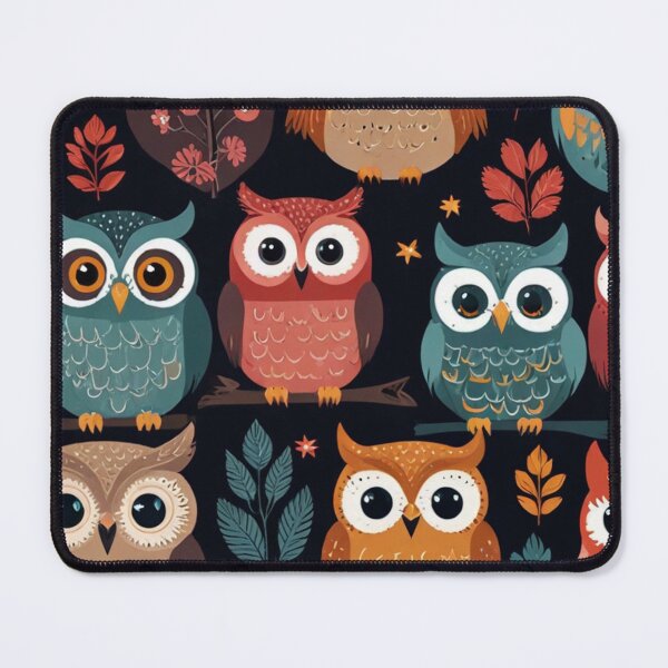 Item preview, Owl minimalist pattern for printing designed and sold by Artkitokri.