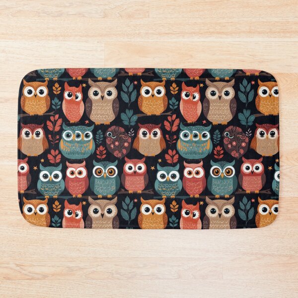 Item preview, Owl minimalist pattern for printing designed and sold by Artkitokri.