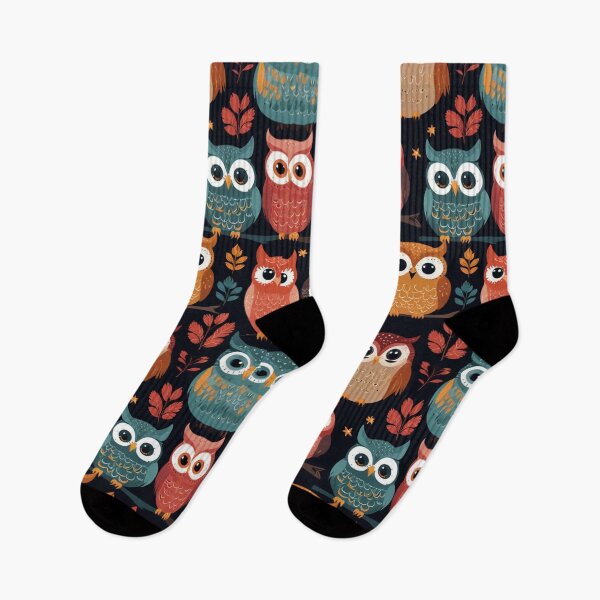 Item preview, Owl minimalist pattern for printing designed and sold by Artkitokri.