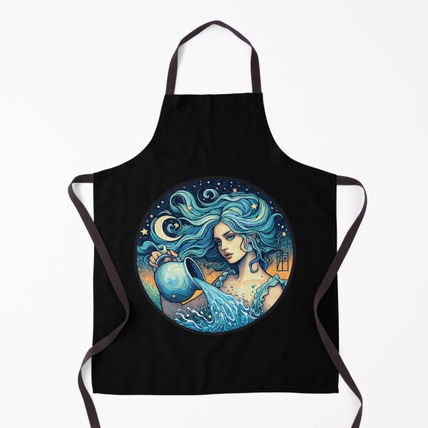 Item preview, ZODIAC Aquarius - Astrological AQUARIUS - AQUARIUS - ZODIAC sign - Van Gogh style - 13 designed and sold by ArtProjectShop.