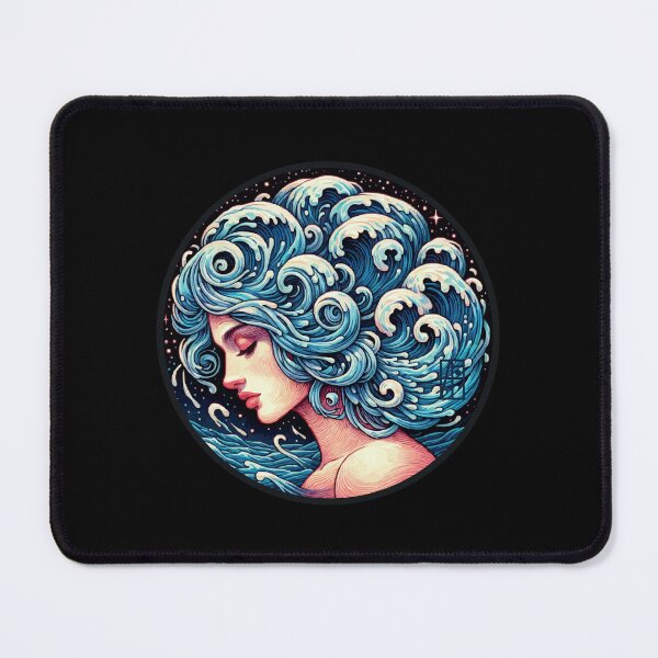 Item preview, ZODIAC Aquarius - Astrological AQUARIUS - AQUARIUS - ZODIAC sign - Van Gogh style- 14 designed and sold by ArtProjectShop.