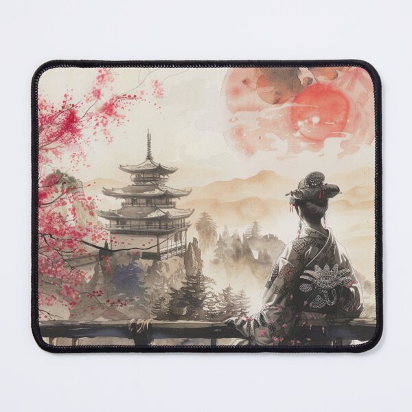 Item preview, Japanese Art, Cherry blossom balcony designed and sold by NostosArt.
