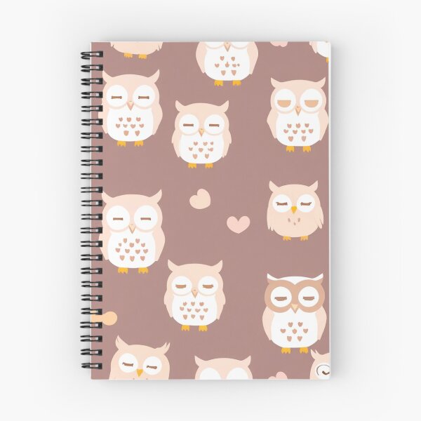 Item preview, Love Owl minimalist pattern for printing designed and sold by Artkitokri.