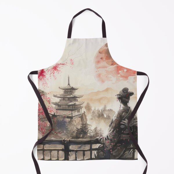 Item preview, Japanese Art, Cherry blossom balcony designed and sold by NostosArt.