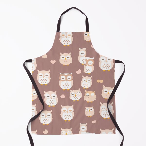 Item preview, Love Owl minimalist pattern for printing designed and sold by Artkitokri.