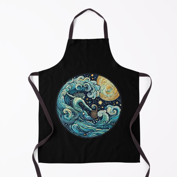 Item preview, ZODIAC Aquarius - Astrological AQUARIUS - AQUARIUS - ZODIAC sign - Van Gogh style - 15 designed and sold by ArtProjectShop.