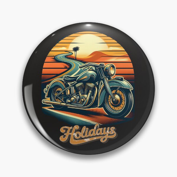 Item preview, Retro motorcycle sunset vacation designed and sold by LV-creator.
